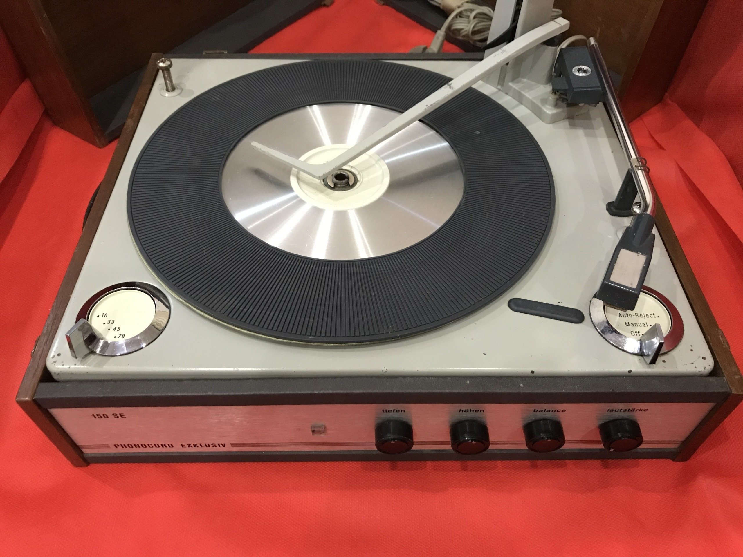 PHONOCORD EXKLUSİV LAMBALI PİKAP (1965) - Görsel 8